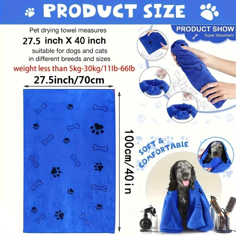 Super Absorbent Microfiber Dog Towel: The Ultimate Solution for Quick and Easy Pet Drying