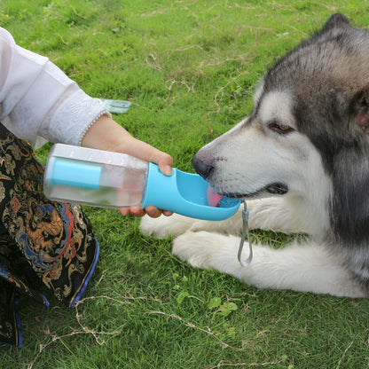 Introducing the 3-in-1 Portable Dog and Cat Water Bottle Feeder: The Ultimate Travel Companion for Your Pet